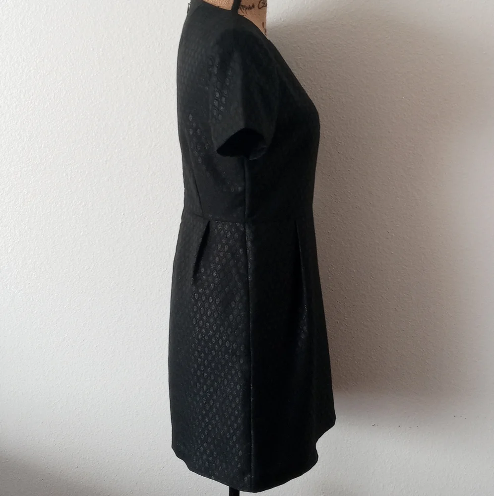 Madewell Metallic Shimmer Brocade Sheath Dress - Picture 5 of 7